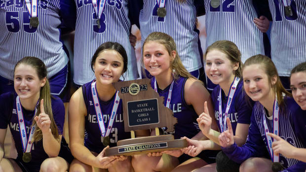 Meadville Missouri girls basketball Class 1 champs March 10 2023 Rob Rigdon